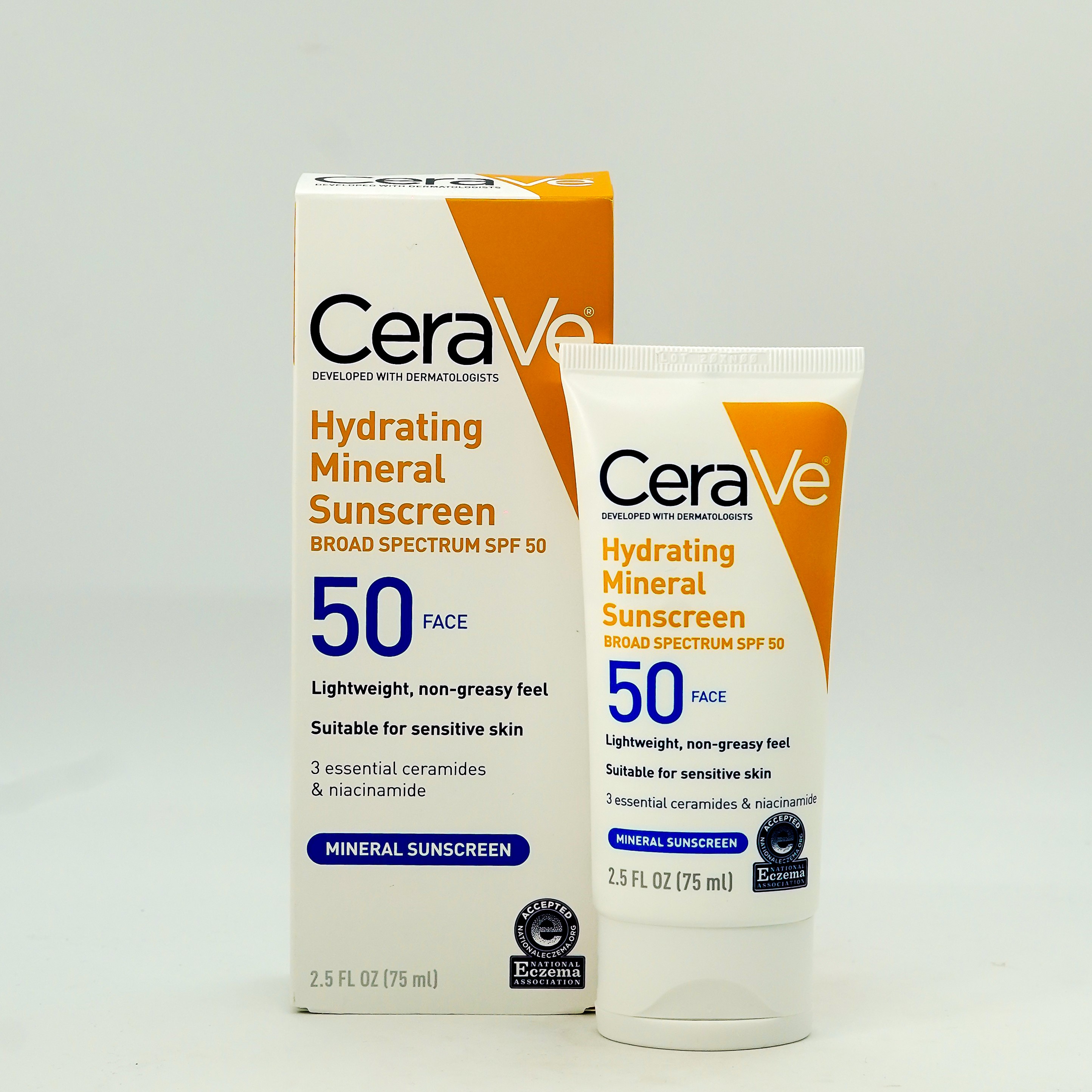 CeraVe Hydrating Mineral Sunscreen SPF 50 Face
