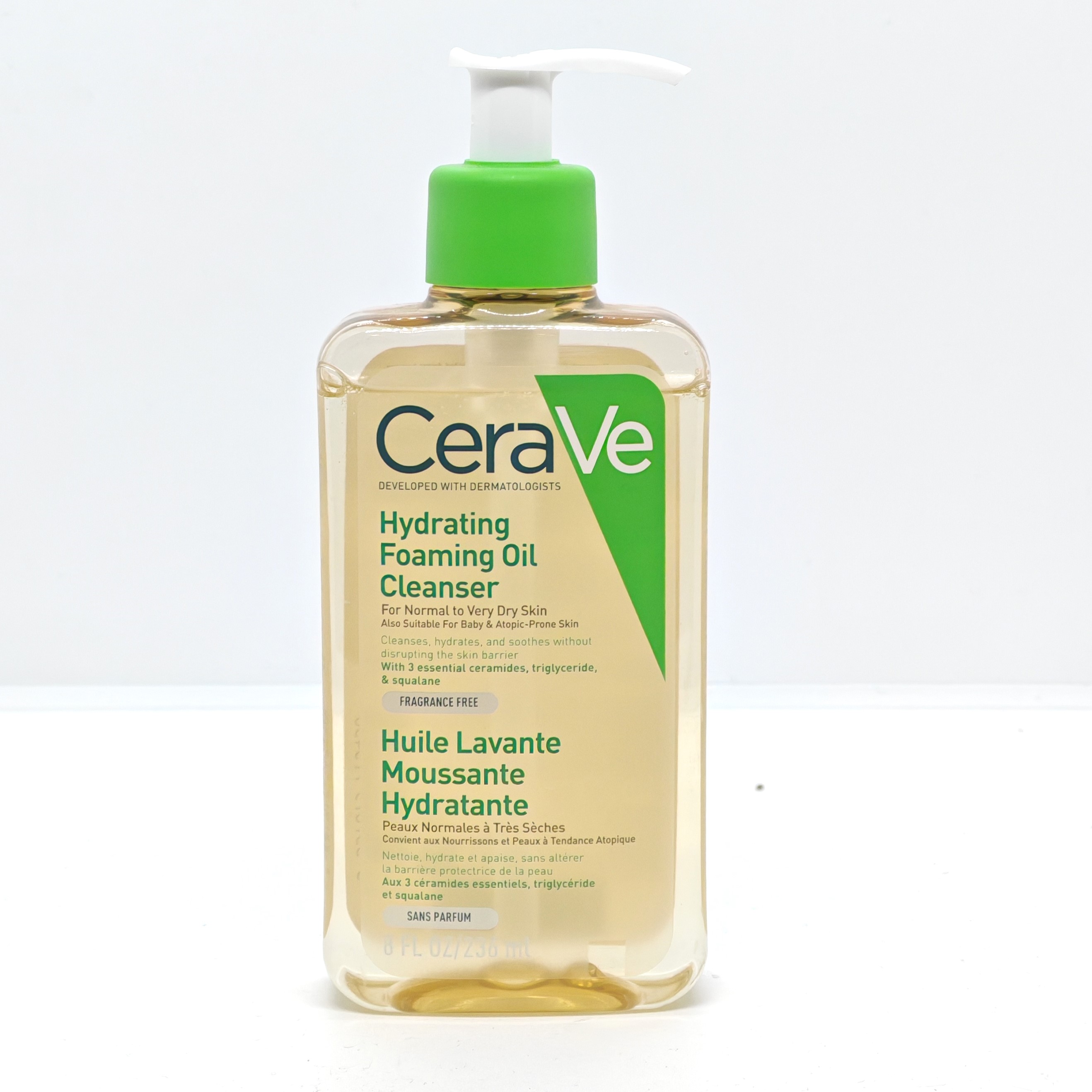 CeraVe Hydrating Foaming Oil Cleanser ( For Normal to Very Dry Skin)