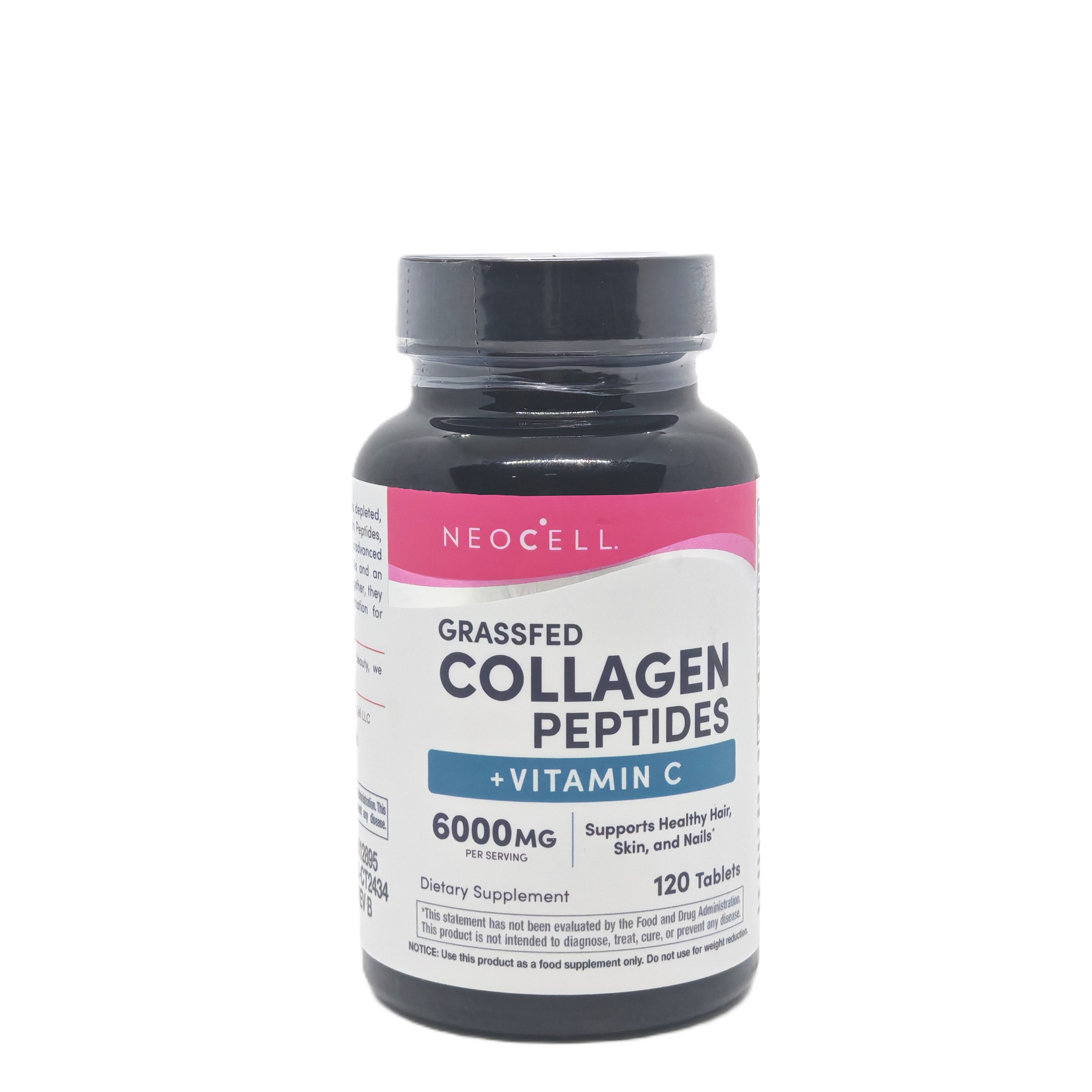 NeoCell Grass-Fed Collagen Peptides + Vitamin C 120 tablets