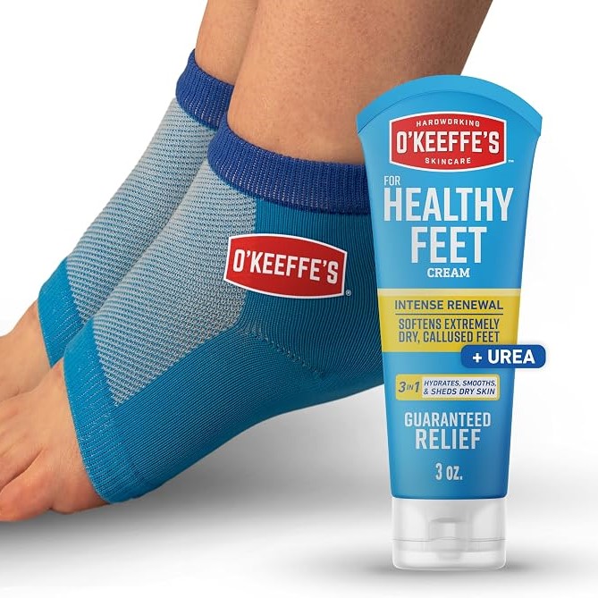 OKeeffes for Healthy Feet Heel Repair Kit, 1 Pair Reusable Sleeves